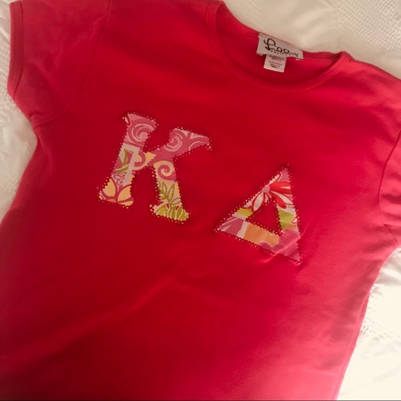 Lilly Pulitzer Tops - Lilly Pulitzer Kappa Delta Pink Size Small Shirt💕